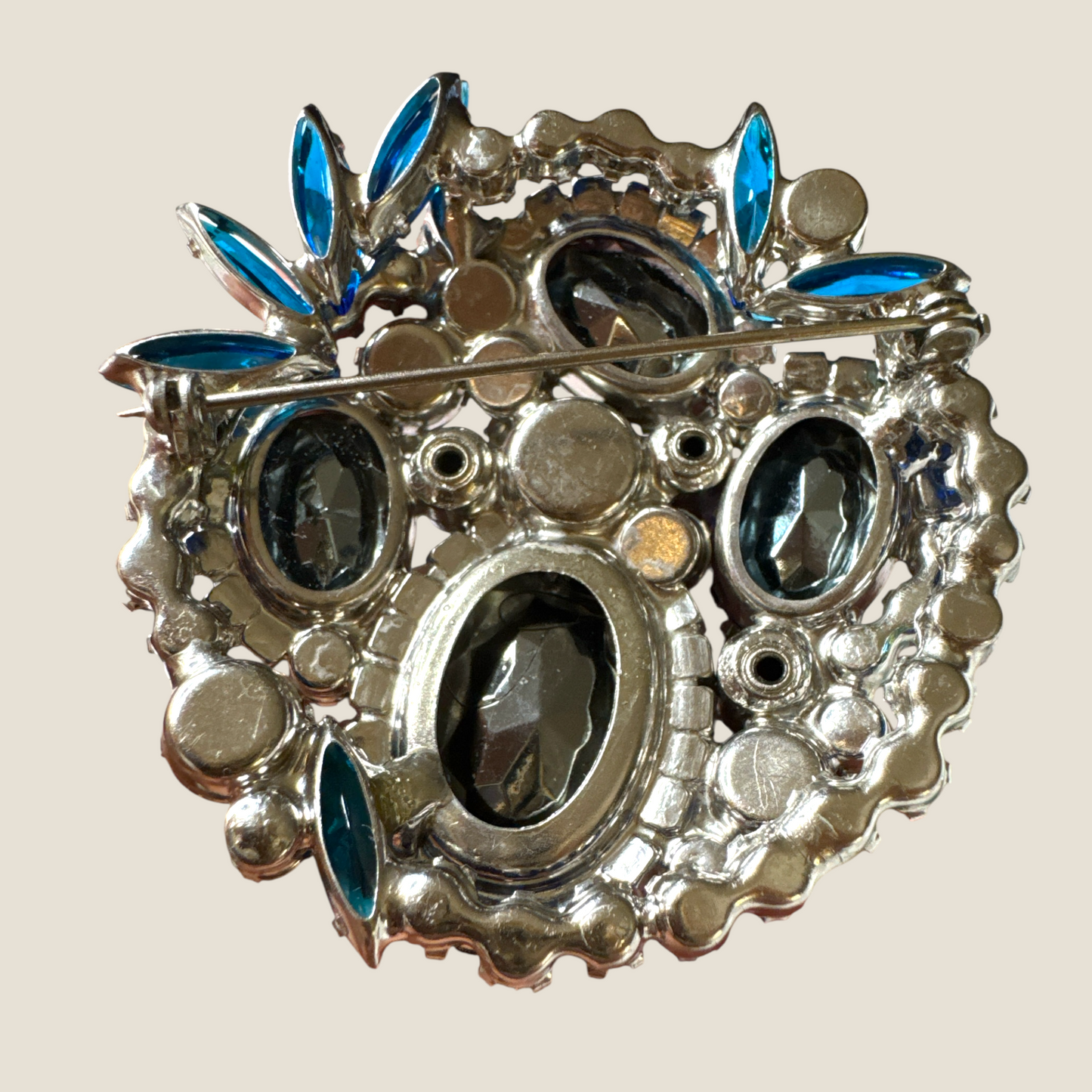 Vintage Juliana Heliotrope Rhinestone Brooch | DeLizza & Elster Watermelon, AB & Emerald Statement Pin | Private Collection