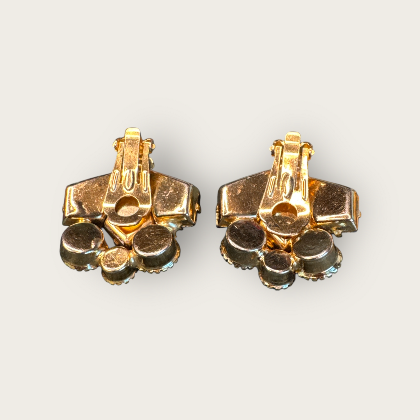 Verified Juliana Root Beer Aurora Borealis Fan Earrings — Book Piece