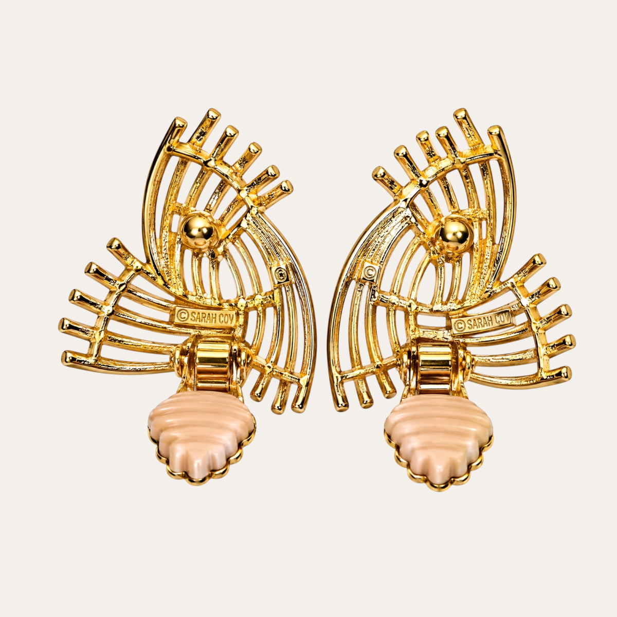 Vintage Sarah Coventry “Golden Bouquet” Bracelet & Earring Demi-Parure – c. 1961