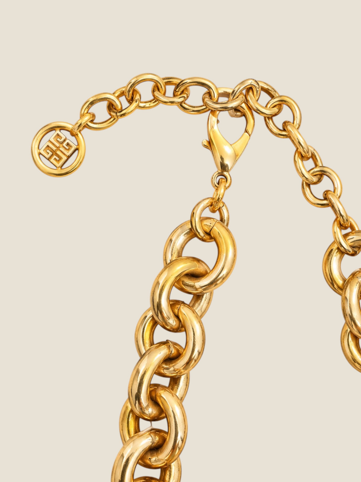 Vintage Givenchy Amber Lucite Statement Necklace | 1990s French Couture Glamour