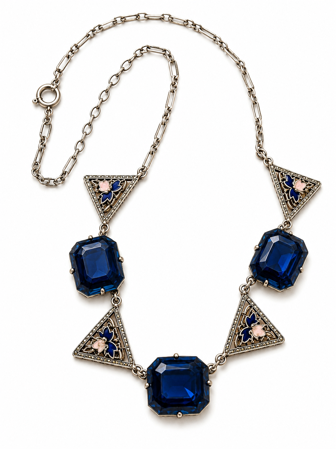 Old World European Art Glass & Crystal Necklaces