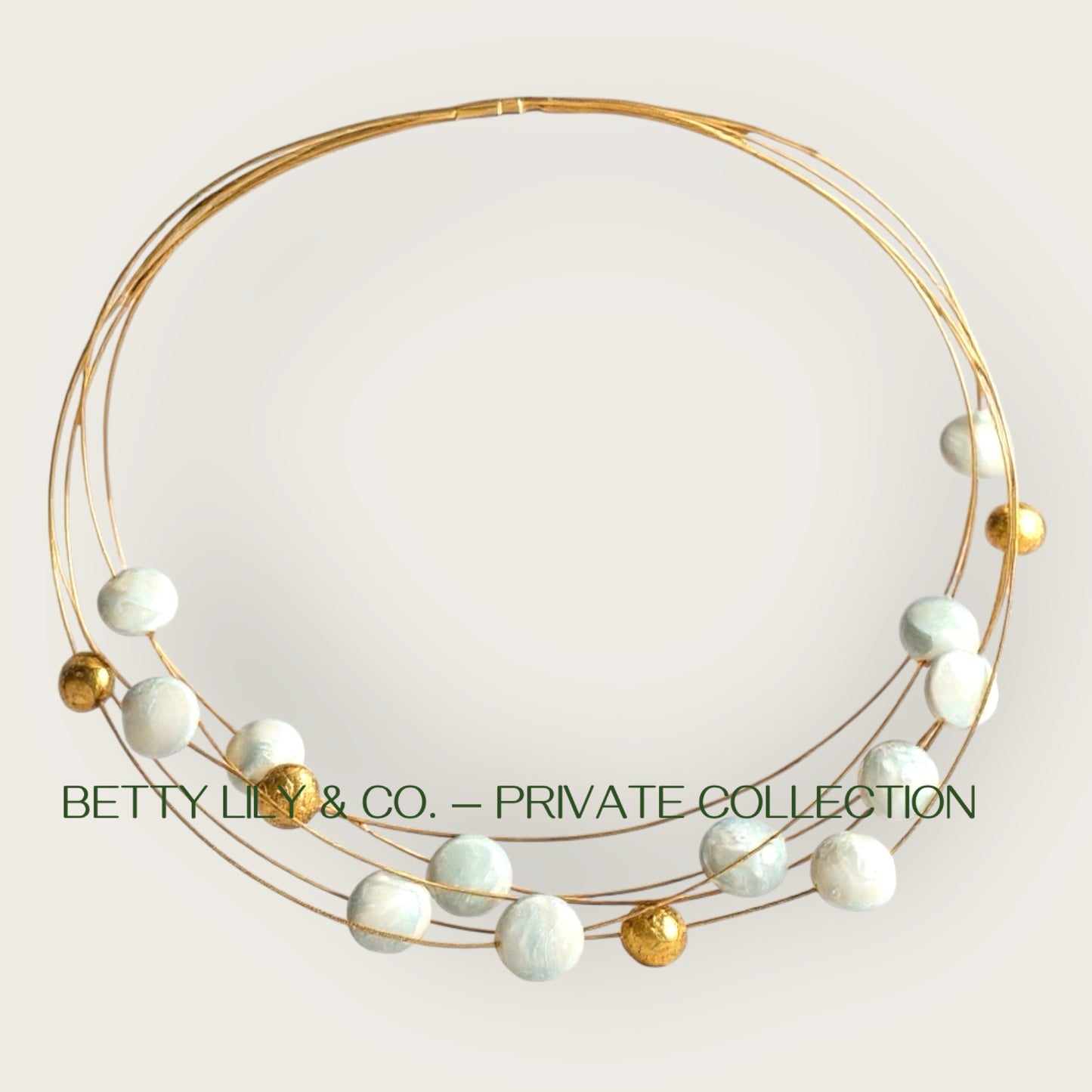 Vintage 18k Gold Coin Pearl Multi-Strand Necklace | Freshwater Pearl Choker | Finely Crafted Statement Jewelry | Private Collection