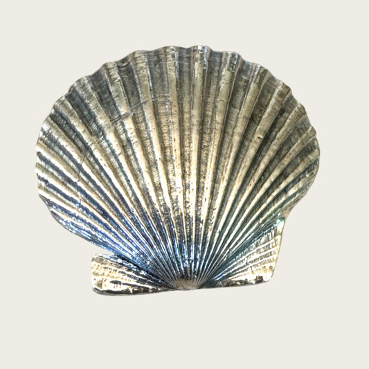 Breakell Sterling Silver Seashell Brooch – Nautical Coastal Design – 22.49g