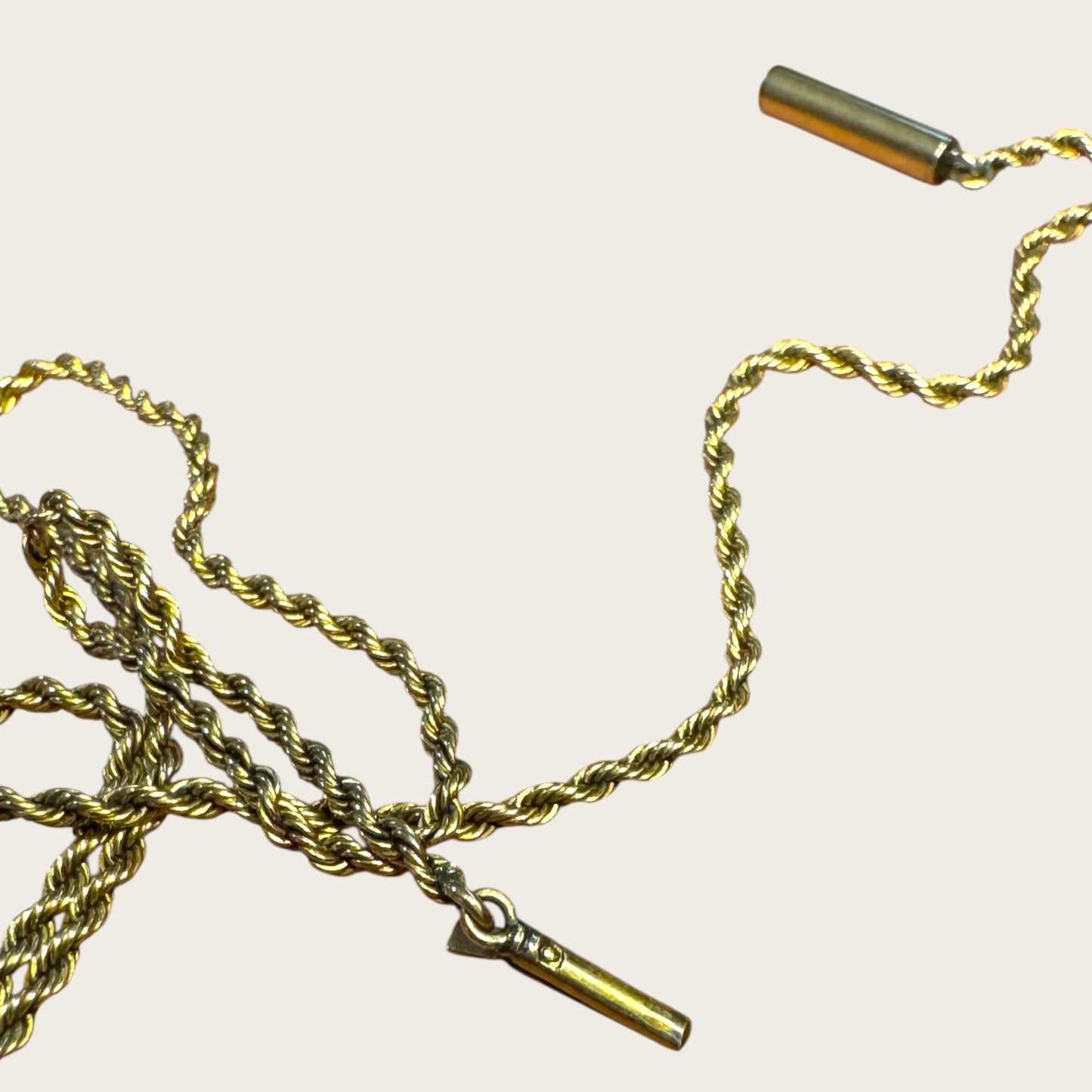 Antique 10K Gold Edwardian Lavalier Pendant Necklace with Seed Pearls & Mother of Pearl Drops