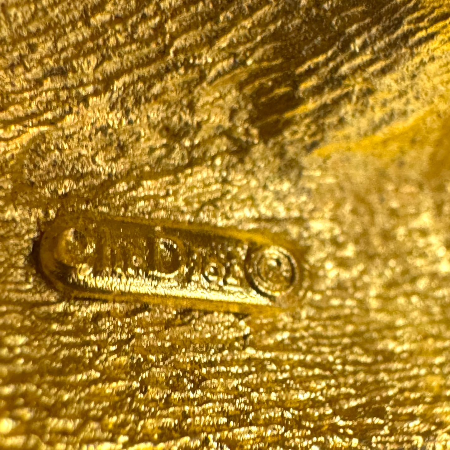 Vintage Christian Dior Couture Gold Cat Brooch with Crystal Accents – Signed Designer Statement Jewelry