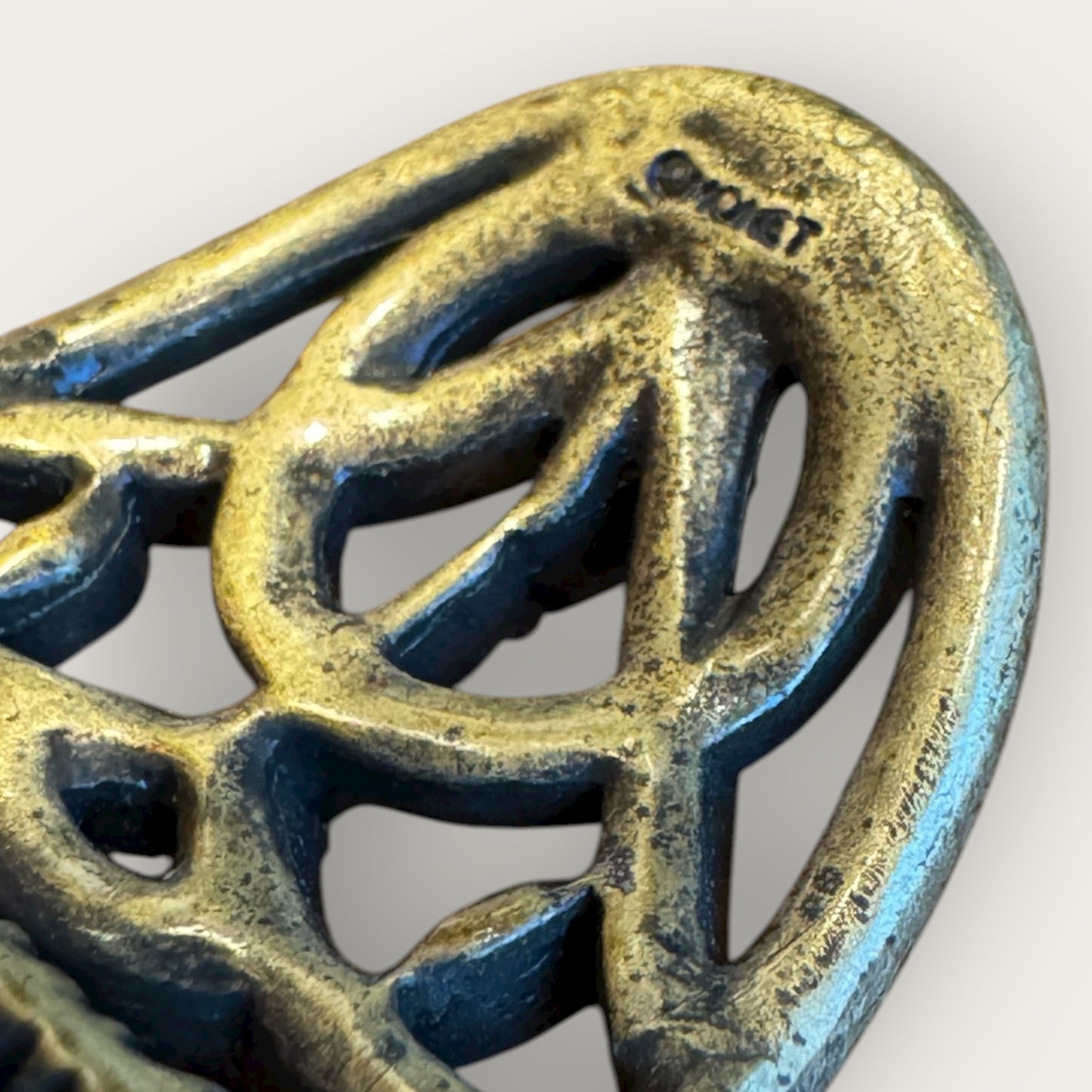 Vintage Monet Expanding Wide Bracelet with Red Rhinestones – Statement Runway Jewelry