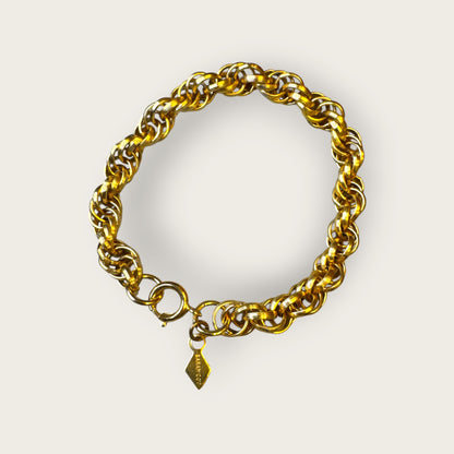 Vintage Sarah Coventry “Galaxy” Necklace & Bracelet Set – Gold Tone with Avocado Lucite Drop, Original Box, 1960s