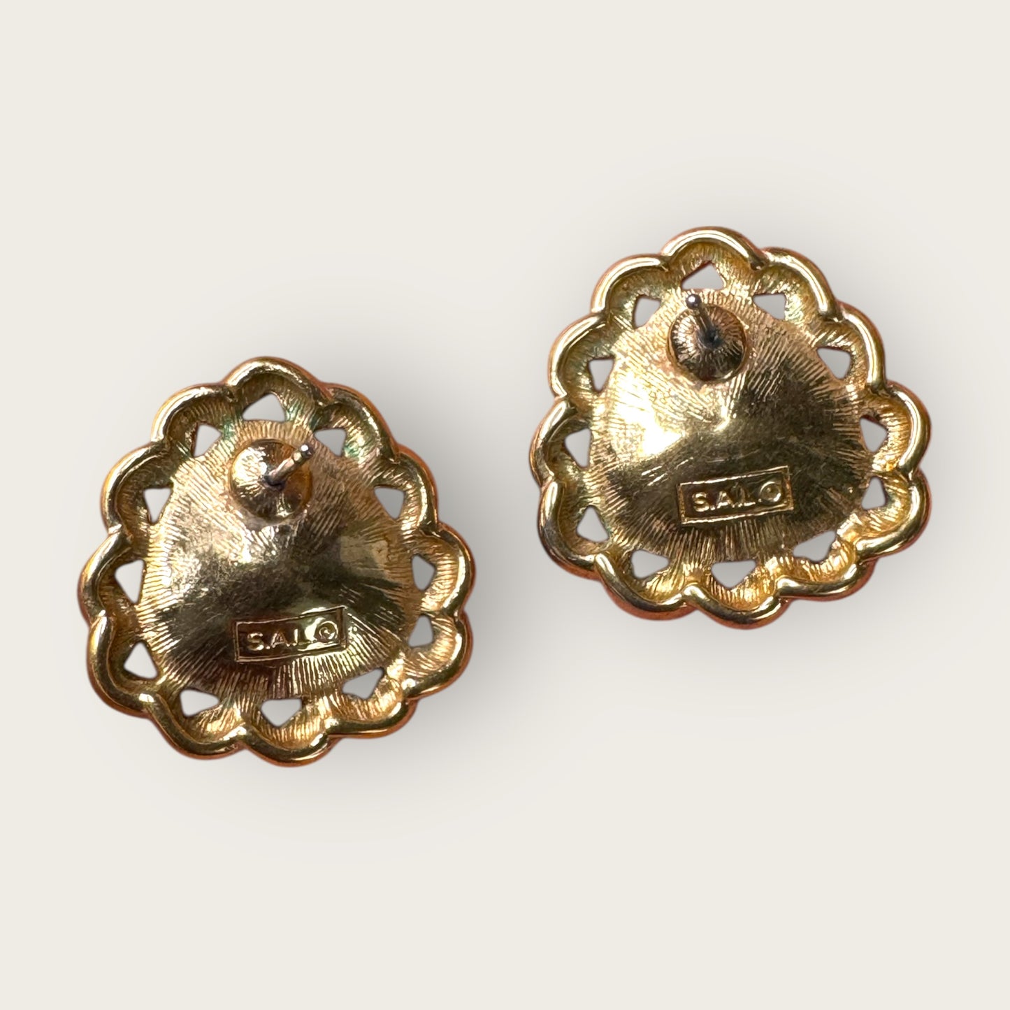 Vintage SAL Triangular Cushion-Cut Crystal Earrings – Estate Rope Frame Statement Design | Swarovski America Ltd.