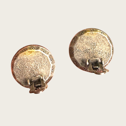 Patricia Locke Austrian Crystal Asymmetrical Mini Dome Earrings