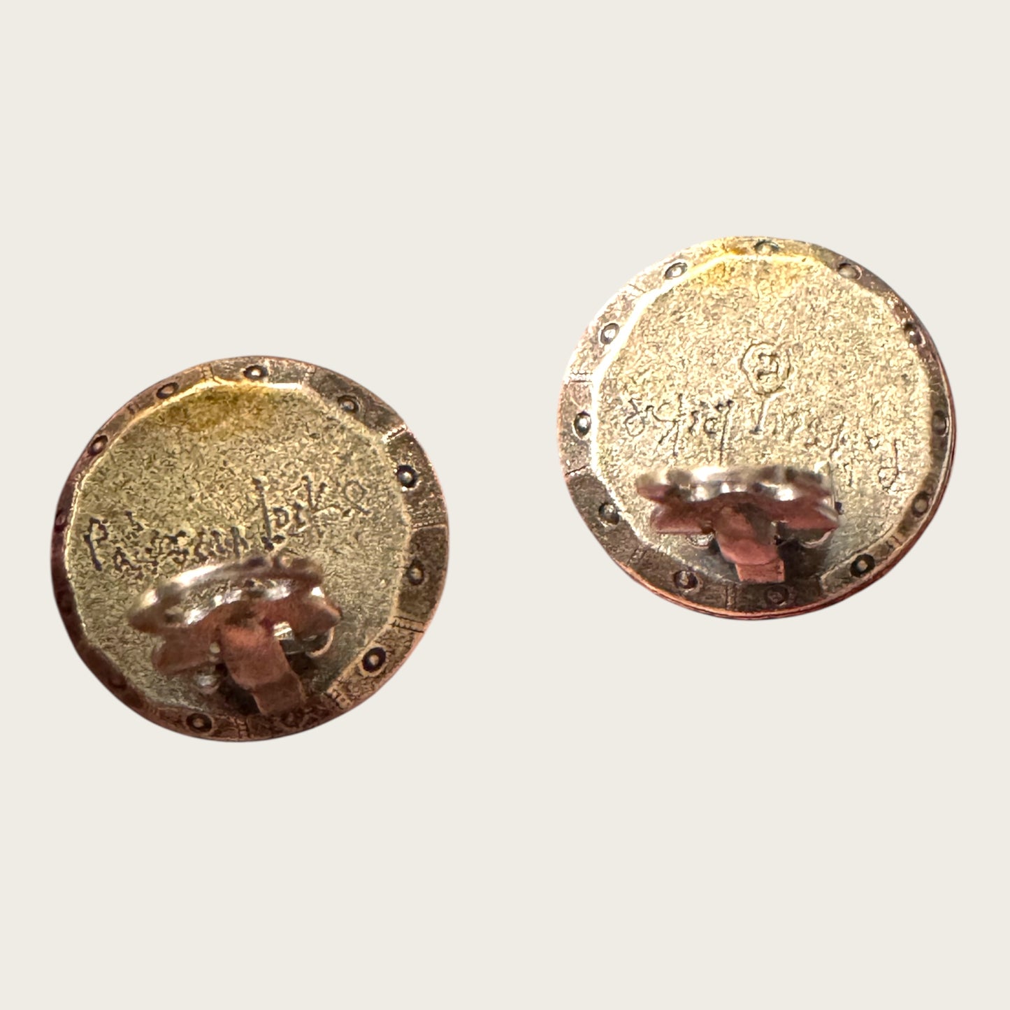 Patricia Locke Austrian Crystal Asymmetrical Mini Dome Earrings