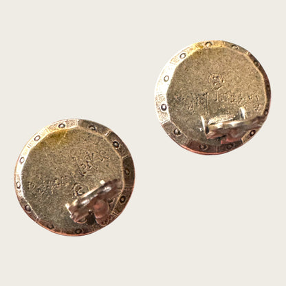Patricia Locke Austrian Crystal Asymmetrical Mini Dome Earrings