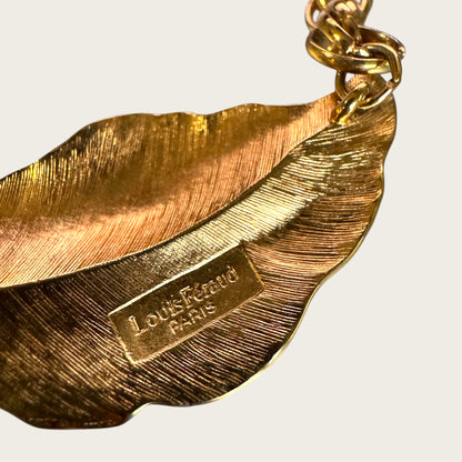 Louis Féraud Paris Magnolia Blossom Statement Necklace