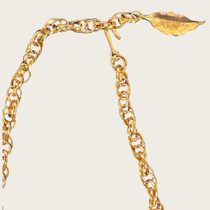 Louis Féraud Paris Magnolia Blossom Statement Necklace