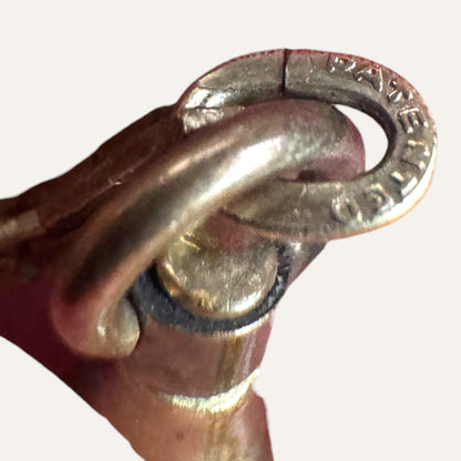 Vintage Bigney Watch Fob Chain – Classic Gold-Tone Link Design