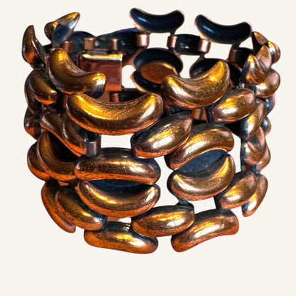 Renoir Mid Century Modern Copper Panel Bracelet Circa 1950s