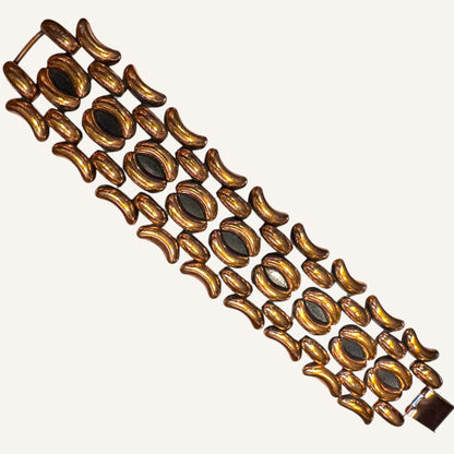 Renoir Mid Century Modern Copper Panel Bracelet Circa 1950s