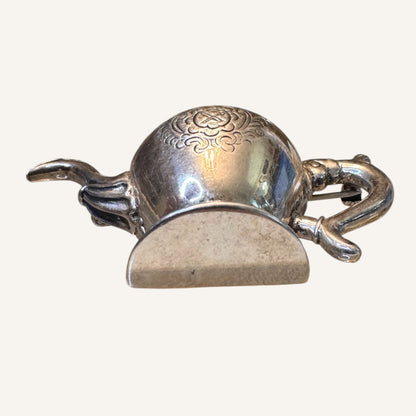 Vintage MFA 925 Sterling Silver Teacup Brooch | Signed Sterling Pin